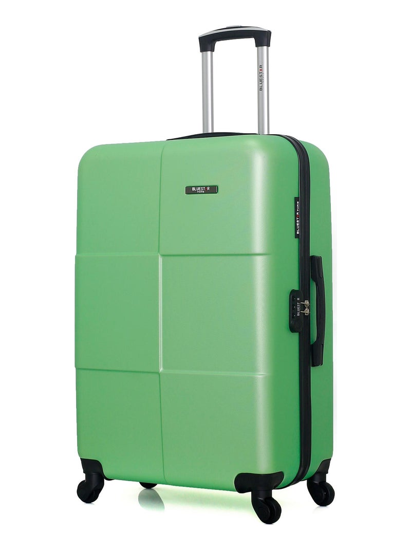 BLUESTAR - Set de 4 Valises MIAMI-M 75 cm 4 Roues Vert - Kiabi