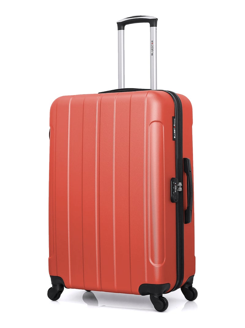 BLUESTAR - Set de 4 Valises NAPOLI-C 75 cm 4 Roues Corail - Kiabi