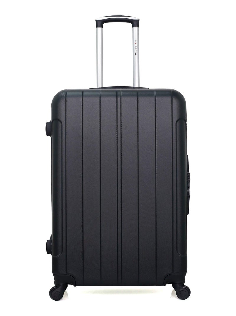BLUESTAR - Set de 4 Valises NAPOLI-C 75 cm 4 Roues Noir - Kiabi