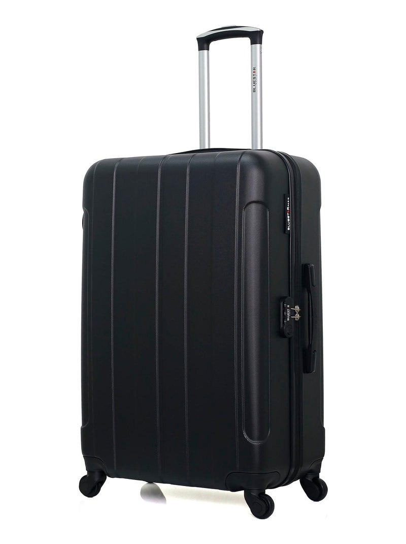 BLUESTAR - Set de 4 Valises NAPOLI-C 75 cm 4 Roues Noir - Kiabi