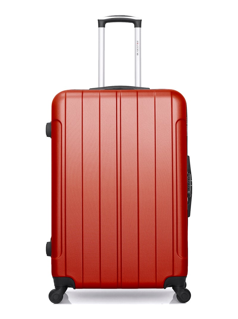 BLUESTAR - Set de 4 Valises NAPOLI-C 75 cm 4 Roues Rouge - Kiabi