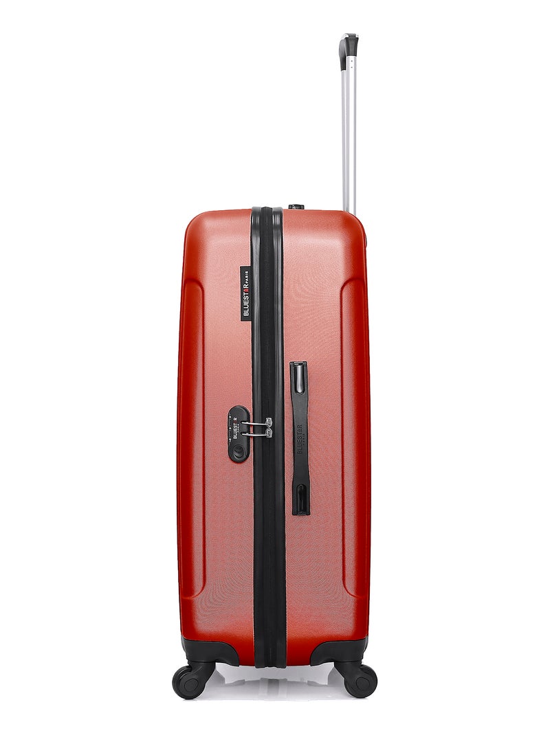 BLUESTAR - Set de 4 Valises NAPOLI-C 75 cm 4 Roues Rouge - Kiabi