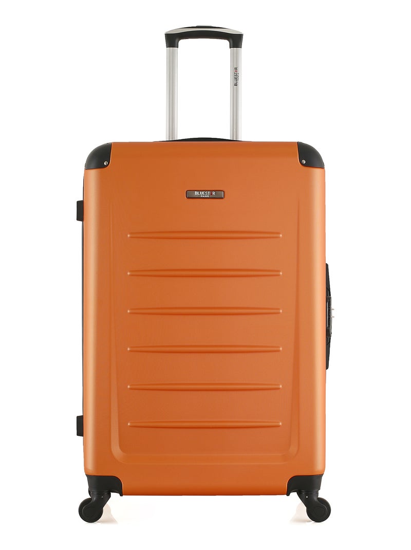BLUESTAR - Set de 4 Valises OPERA-M 75 cm 4 Roues Orange - Kiabi