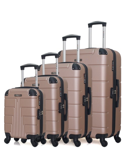 BLUESTAR - Set de 4 Valises OTTAWA-M 75 cm 4 Roues - Kiabi
