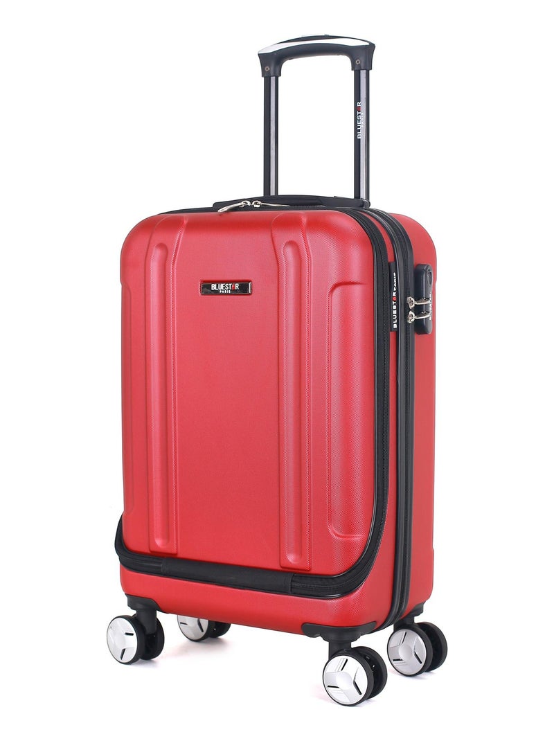 BLUESTAR - Valise Cabine BALTIMORE 55 cm 4 Roues Bordeaux - Kiabi