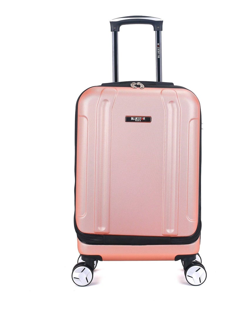 BLUESTAR - Valise Cabine BALTIMORE 55 cm 4 Roues Rose clair - Kiabi