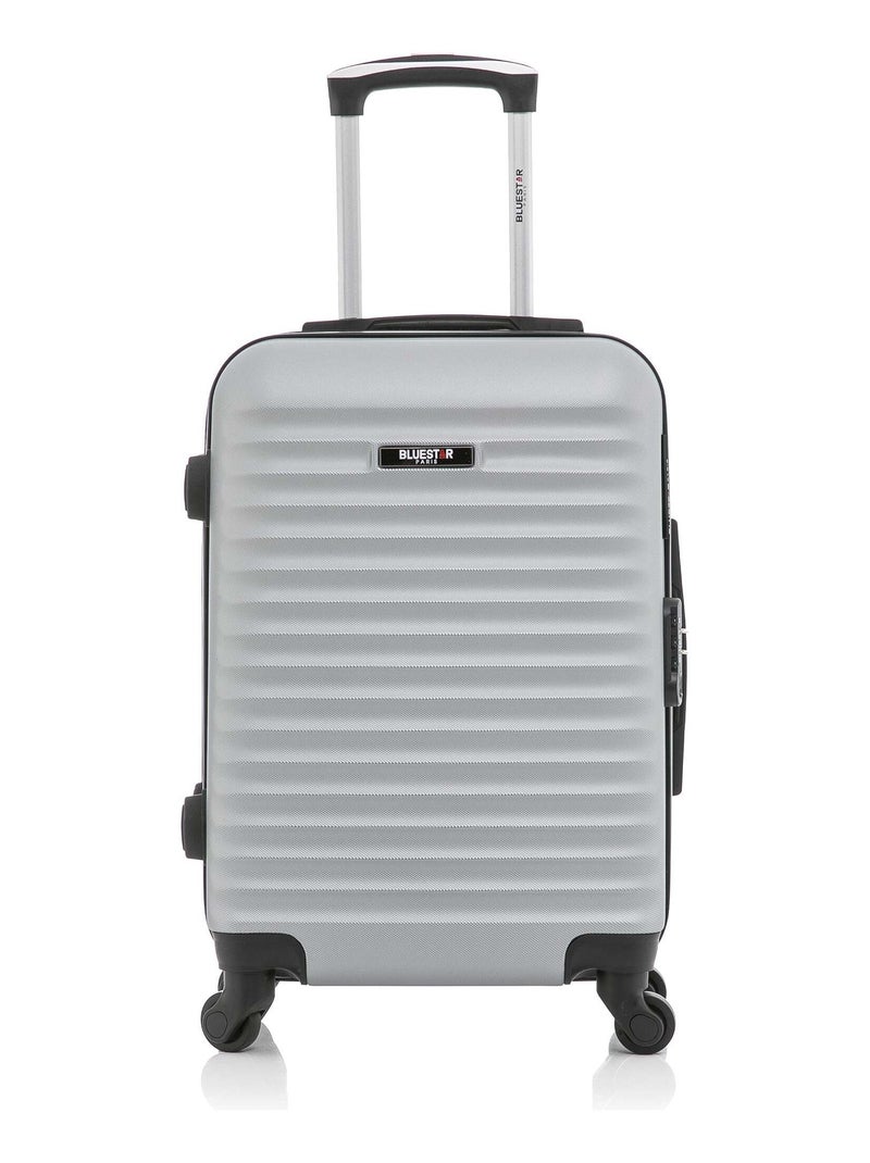 BLUESTAR - Valise Cabine BRAZILIA 55 cm 4 Roues Gris - Kiabi