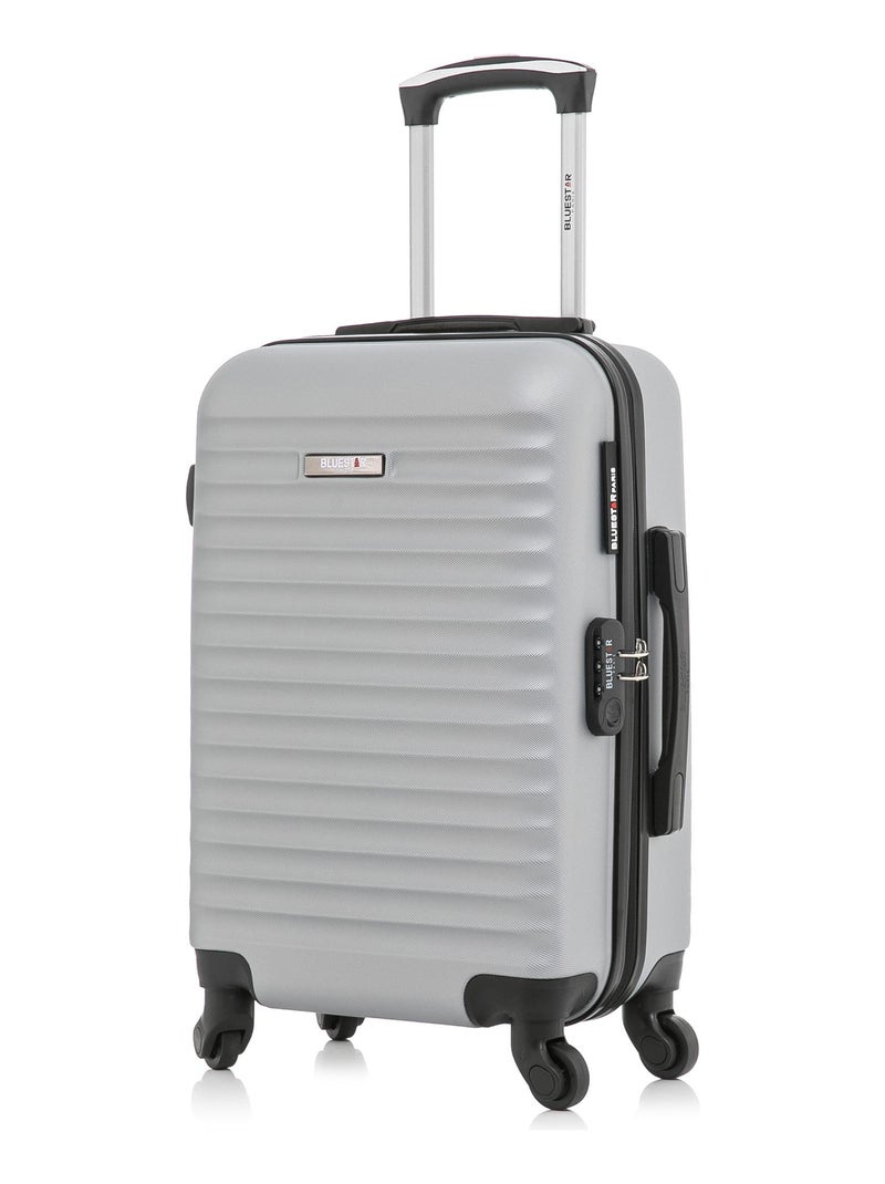 BLUESTAR - Valise Cabine BRAZILIA 55 cm 4 Roues Gris - Kiabi
