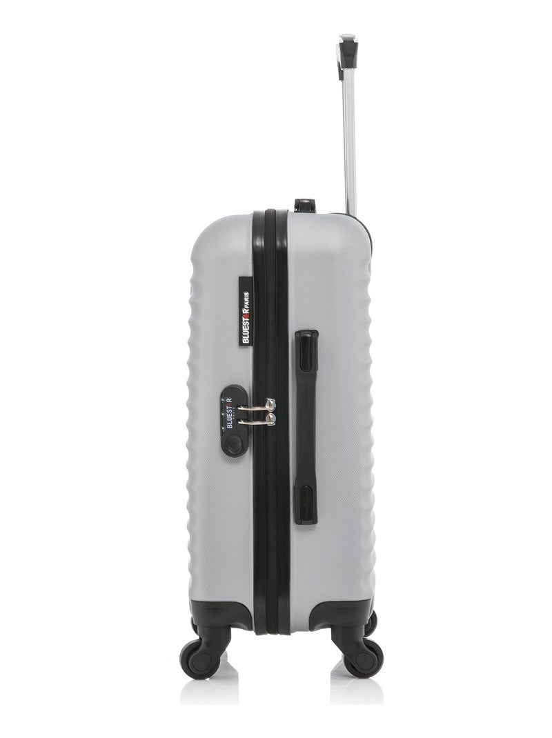 BLUESTAR - Valise Cabine BRAZILIA 55 cm 4 Roues Gris - Kiabi