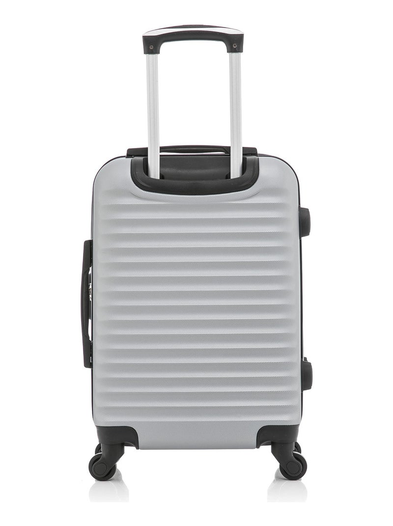 BLUESTAR - Valise Cabine BRAZILIA 55 cm 4 Roues Gris - Kiabi