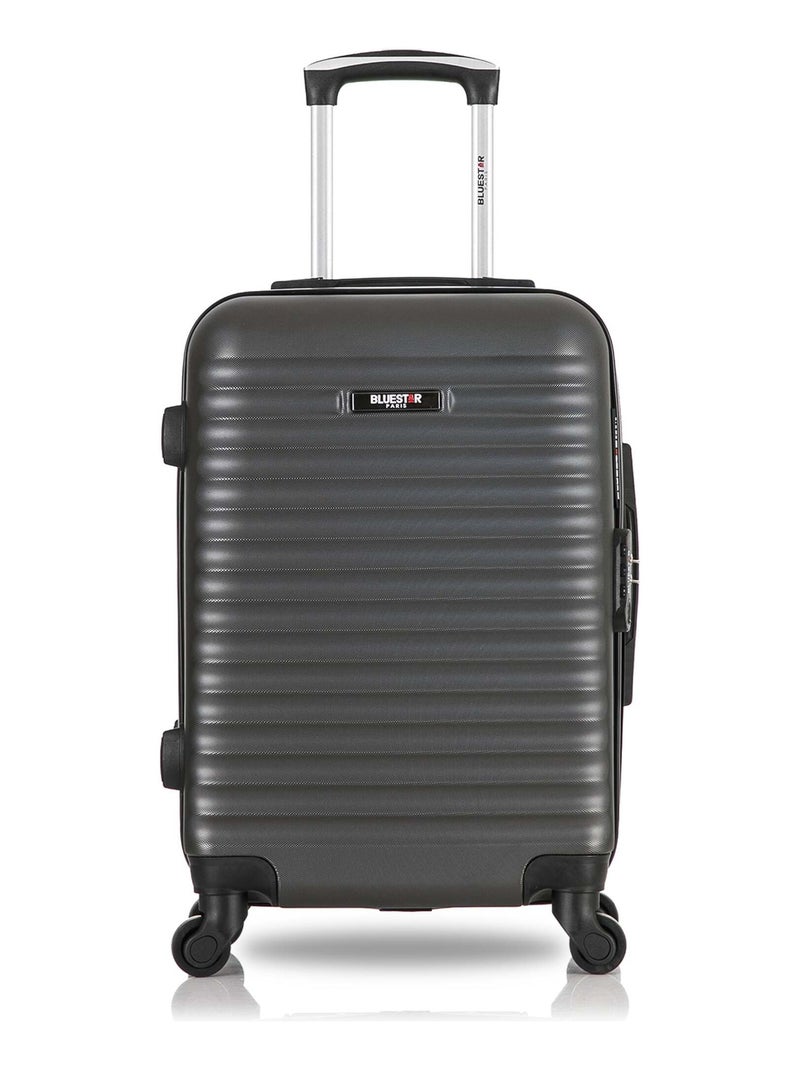 BLUESTAR - Valise Cabine BRAZILIA 55 cm 4 Roues Gris foncé - Kiabi