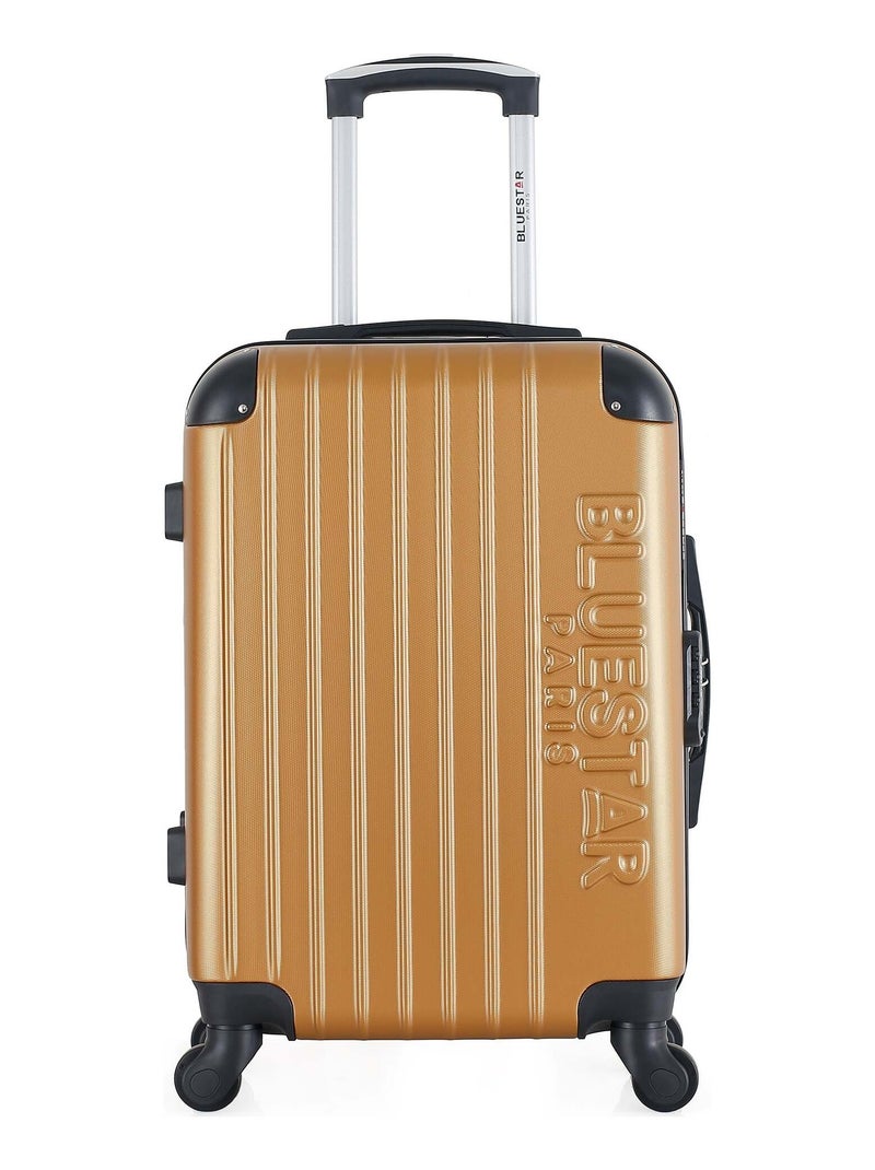 BLUESTAR - Valise Cabine BUCAREST 55 cm 4 Roues Bronze - Kiabi