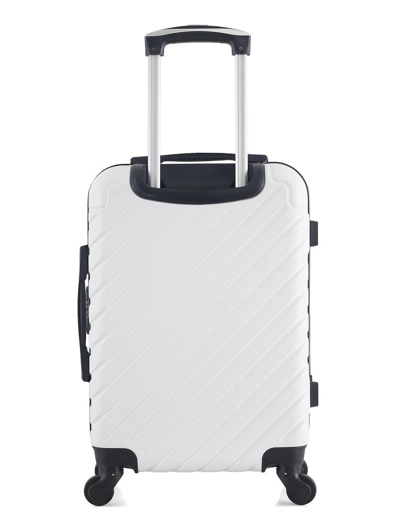 BLUESTAR - Valise Cabine CITE 55 cm 4 Roues Blanc - Kiabi