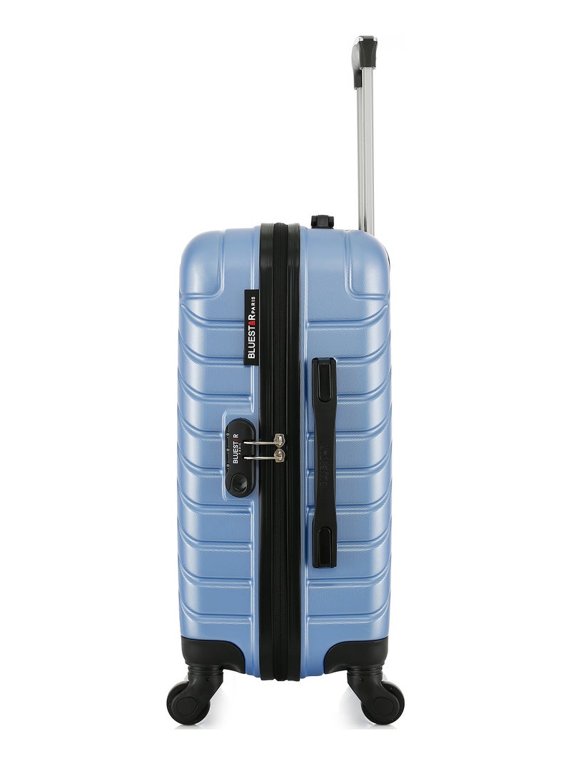 BLUESTAR - Valise Cabine CITE 55 cm 4 Roues Bleu - Kiabi