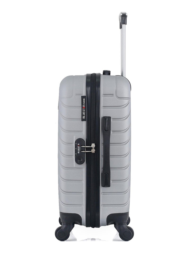 BLUESTAR - Valise Cabine CITE 55 cm 4 Roues Gris - Kiabi