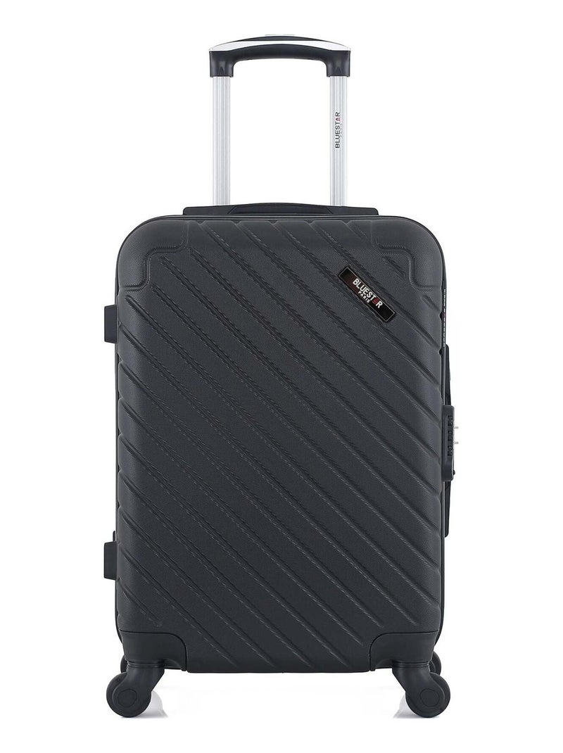 BLUESTAR - Valise Cabine CITE 55 cm 4 Roues Noir - Kiabi