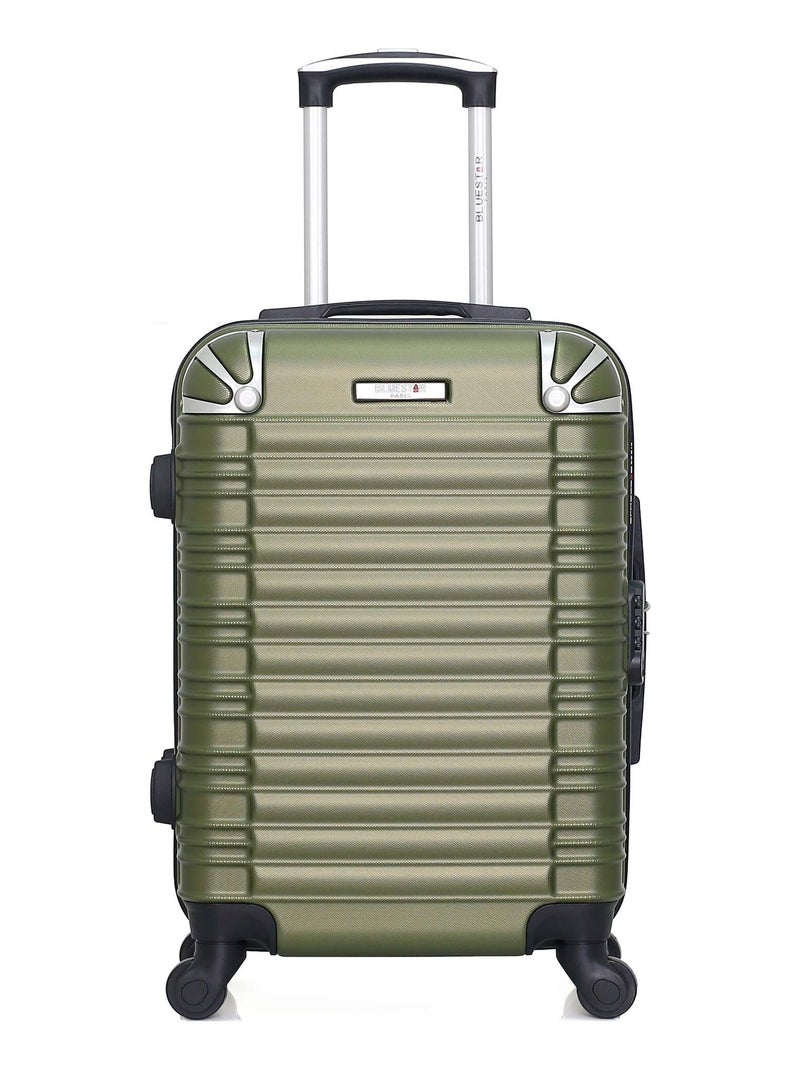 BLUESTAR - Valise Cabine LIMA 55 cm 4 Roues Vert kaki - Kiabi