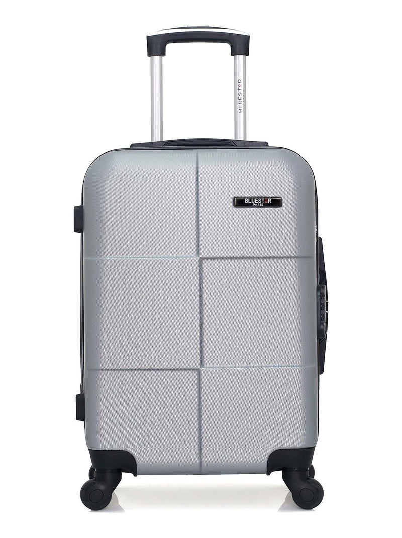 BLUESTAR - Valise Cabine MIAMI 55 cm 4 Roues Gris - Kiabi