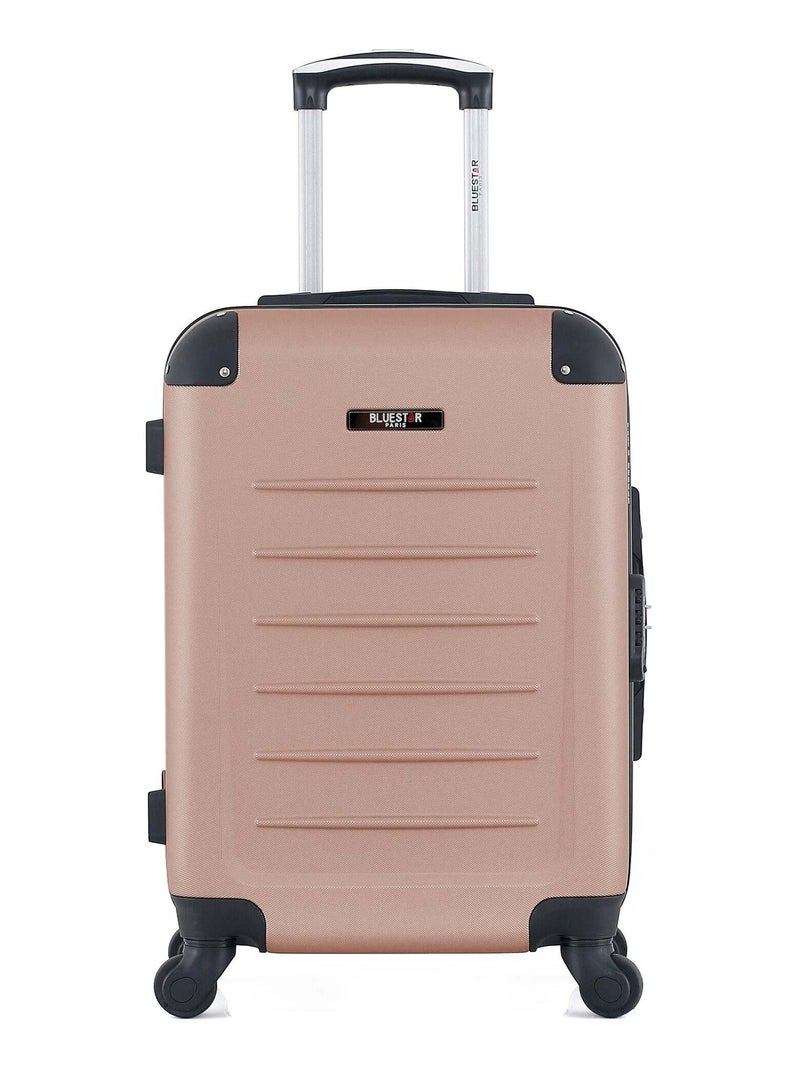 BLUESTAR - Valise Cabine OPERA 55 cm 4 Roues Rose clair - Kiabi