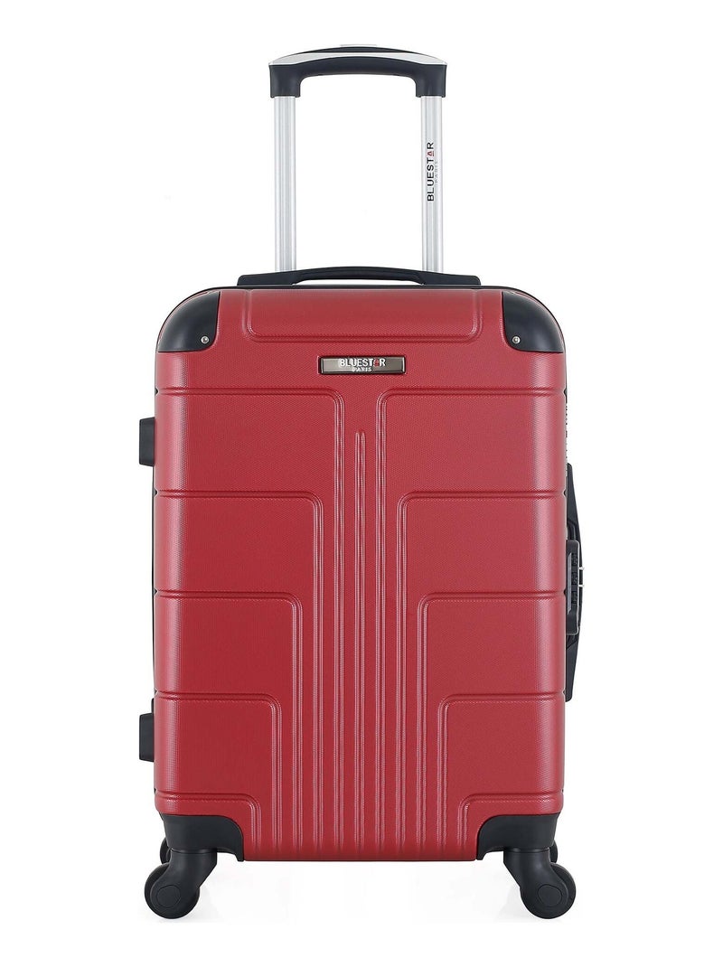 BLUESTAR - Valise Cabine OTTAWA 55 cm 4 Roues Bordeaux - Kiabi