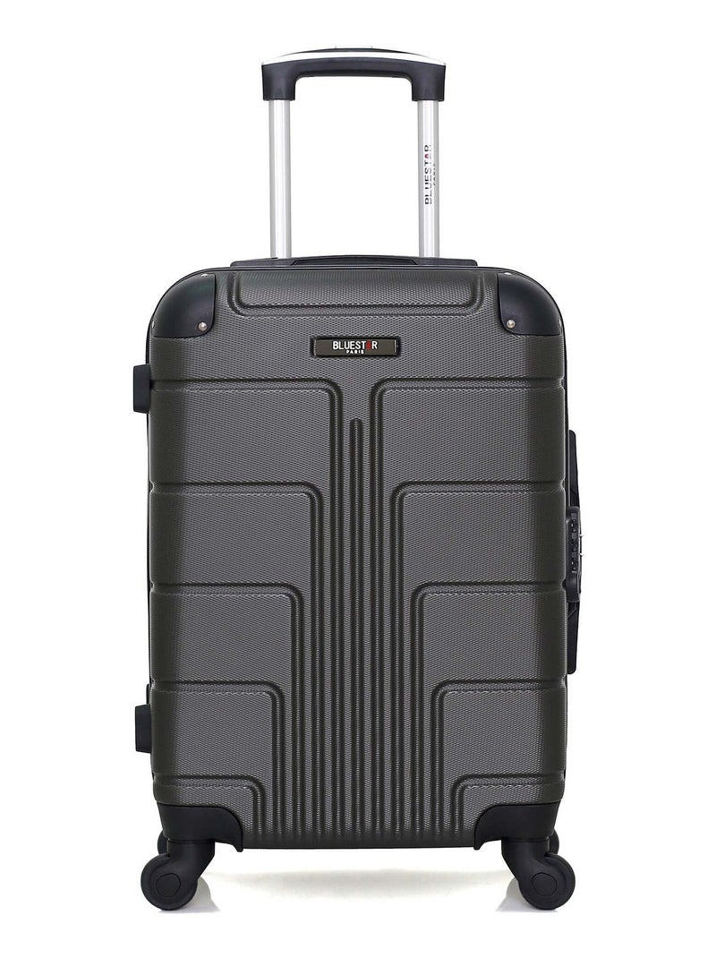 BLUESTAR - Valise Cabine OTTAWA 55 cm 4 Roues Gris foncé - Kiabi