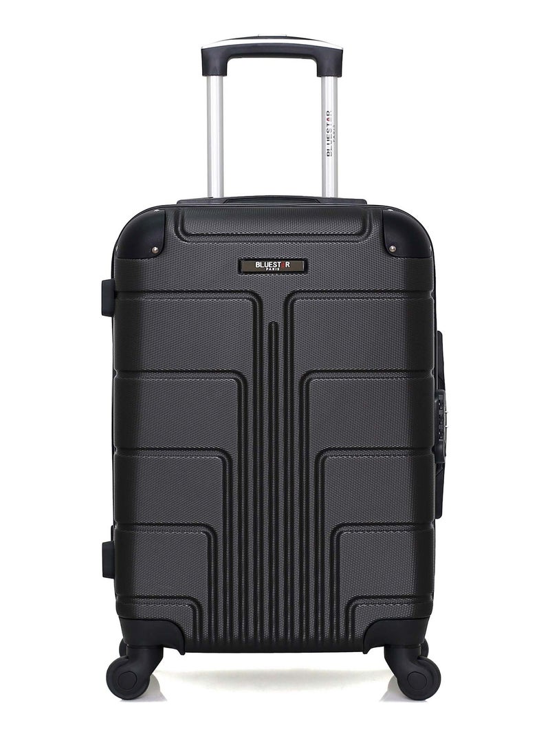 BLUESTAR - Valise Cabine OTTAWA 55 cm 4 Roues Noir - Kiabi