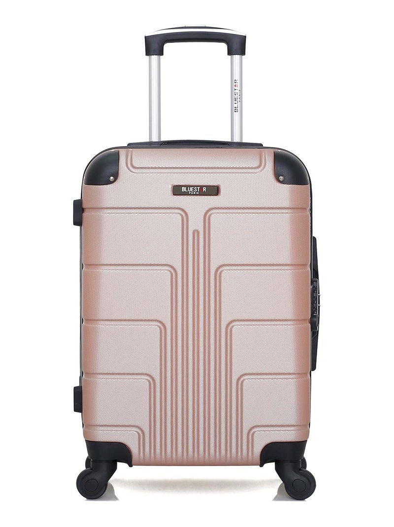 BLUESTAR - Valise Cabine OTTAWA 55 cm 4 Roues Rose clair - Kiabi
