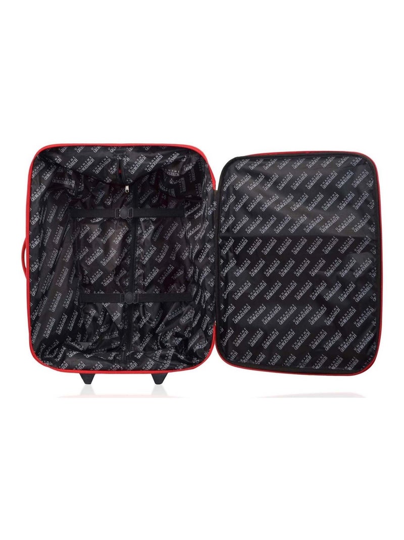 BLUESTAR - Valise Cabine TOKYO 57 cm 2 Roues Rouge - Kiabi