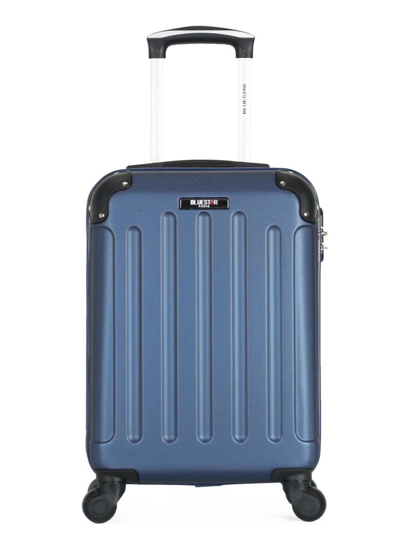 BLUESTAR - Valise Cabine XS MADRID-E 50 cm 4 Roues Bleu marine - Kiabi