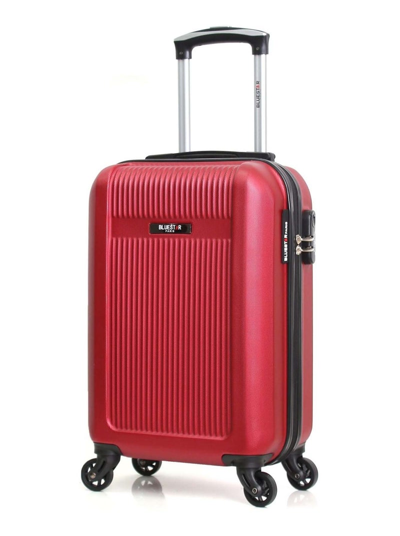 BLUESTAR - Valise Cabine XS QUITO-E 50 cm 4 Roues Bordeaux - Kiabi