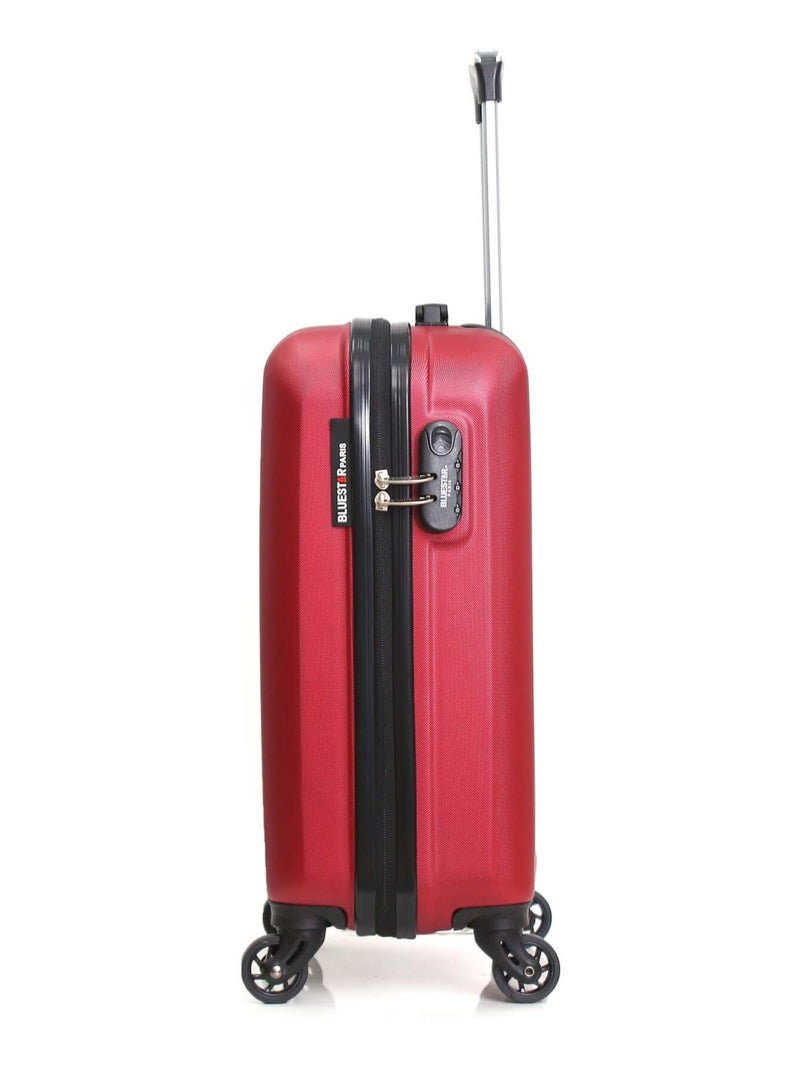 BLUESTAR - Valise Cabine XS QUITO-E 50 cm 4 Roues Bordeaux - Kiabi