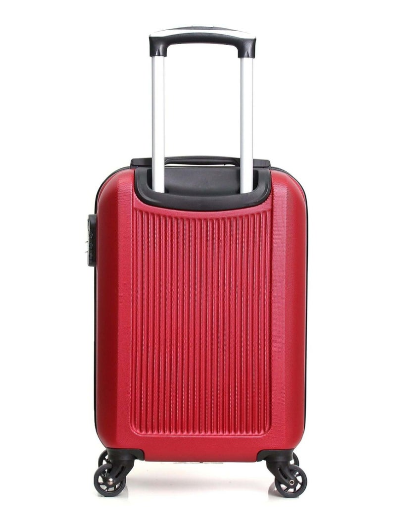 BLUESTAR - Valise Cabine XS QUITO-E 50 cm 4 Roues Bordeaux - Kiabi