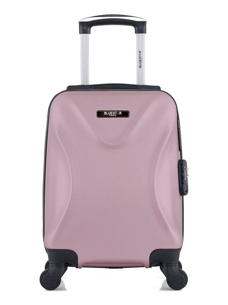 BLUESTAR - Valise Cabine XXS ABS GARIBALDI 4 Roues 46 cm Rose - Kiabi