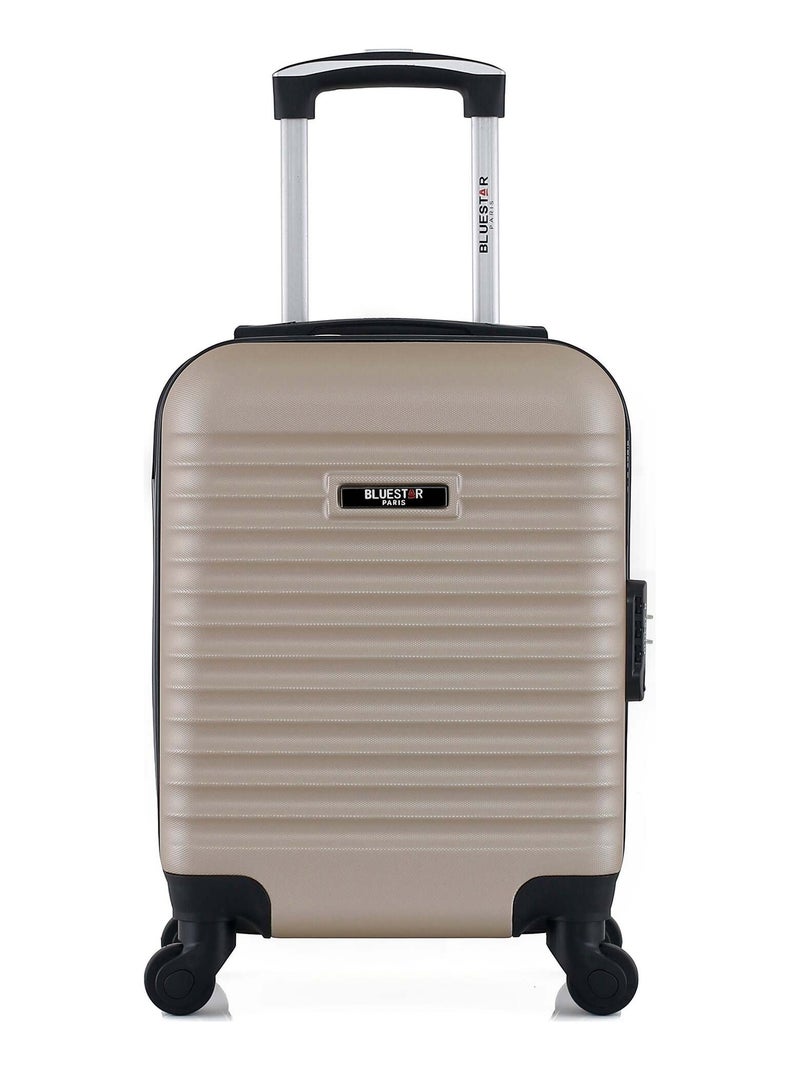 BLUESTAR - Valise Cabine XXS BRAZILIA 46 cm 4 Roues Beige - Kiabi