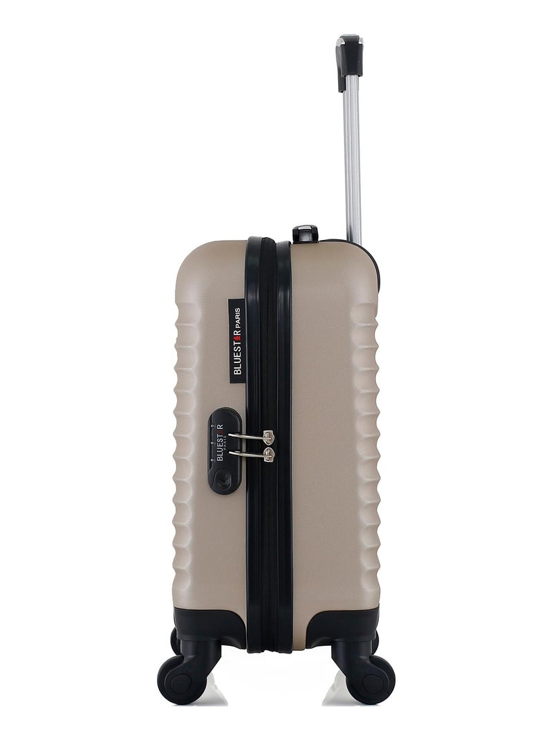 BLUESTAR - Valise Cabine XXS BRAZILIA 46 cm 4 Roues Beige - Kiabi