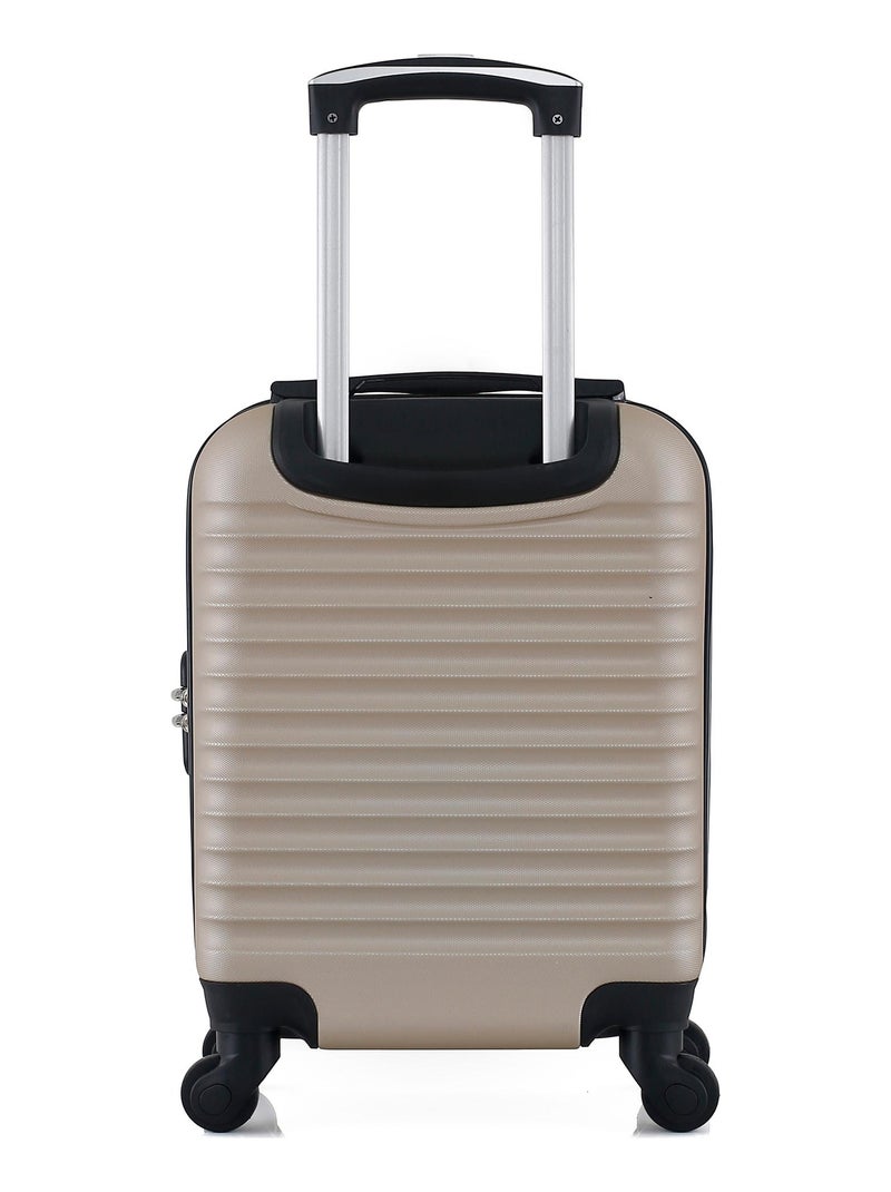 BLUESTAR - Valise Cabine XXS BRAZILIA 46 cm 4 Roues Beige - Kiabi