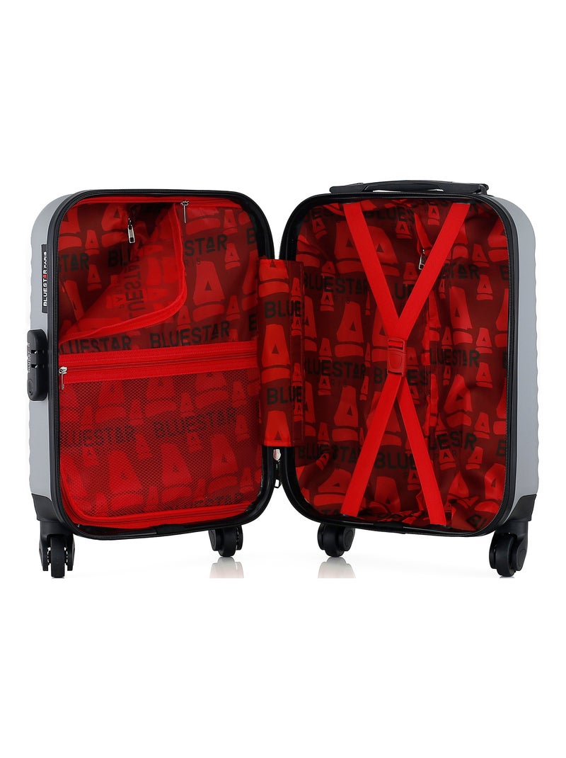 BLUESTAR - Valise Cabine XXS BRAZILIA 46 cm 4 Roues Gris - Kiabi