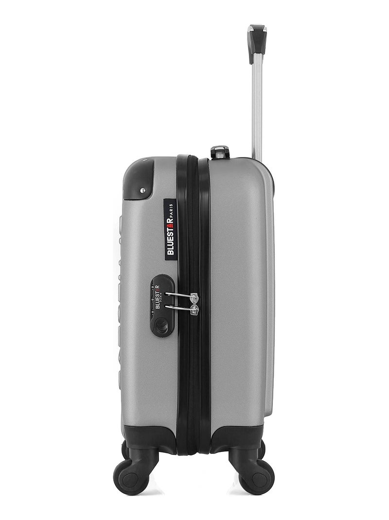BLUESTAR - Valise Cabine XXS BUCAREST 46 cm 4 Roues Gris - Kiabi