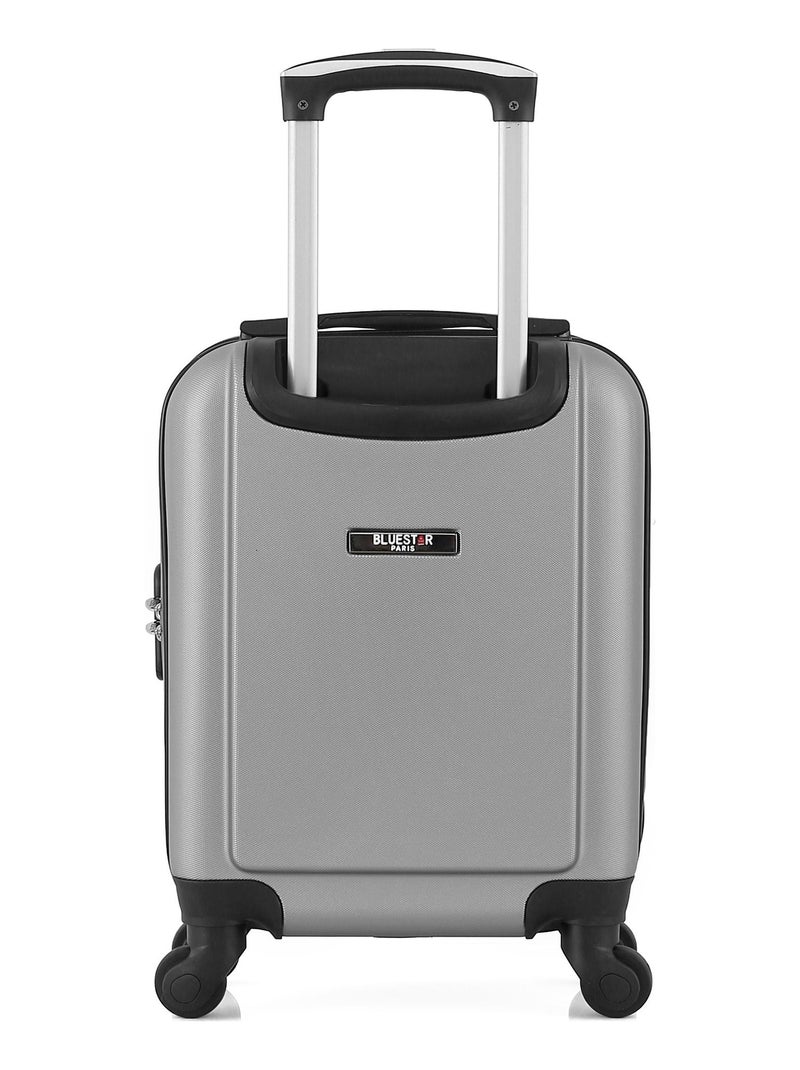 BLUESTAR - Valise Cabine XXS BUCAREST 46 cm 4 Roues Gris - Kiabi
