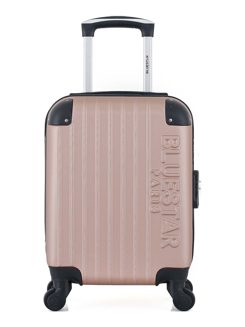 BLUESTAR - Valise Cabine XXS BUCAREST 46 cm 4 Roues Rose clair - Kiabi