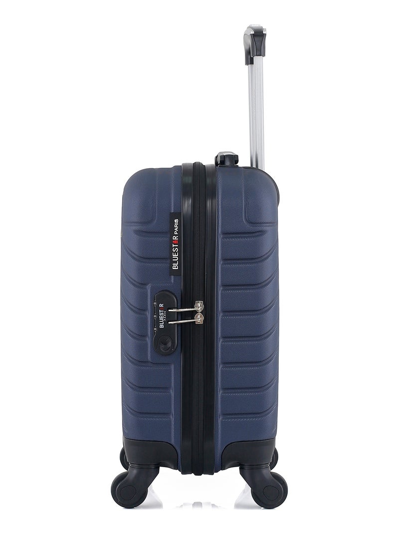 BLUESTAR - Valise Cabine XXS CITE 46 cm 4 Roues Bleu Bleu marine - Kiabi