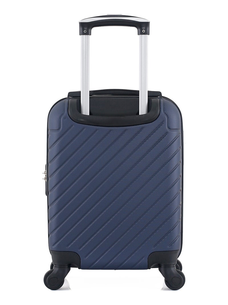 BLUESTAR - Valise Cabine XXS CITE 46 cm 4 Roues Bleu Bleu marine - Kiabi