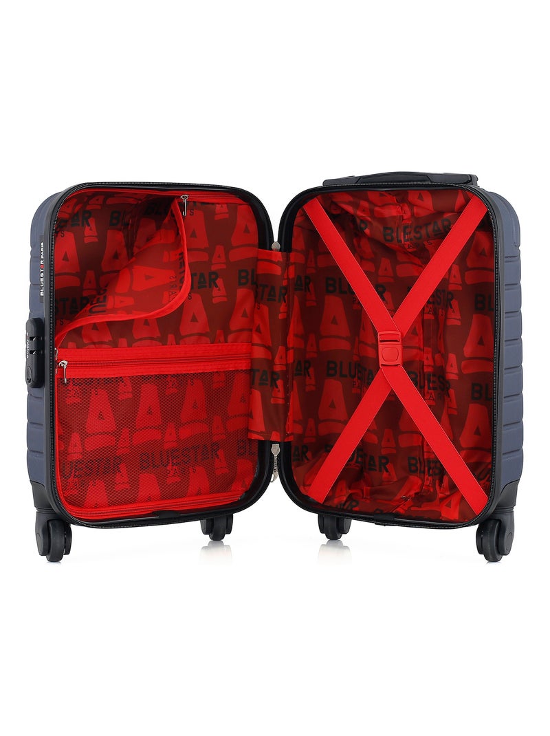 BLUESTAR - Valise Cabine XXS CITE 46 cm 4 Roues Bleu Bleu marine - Kiabi