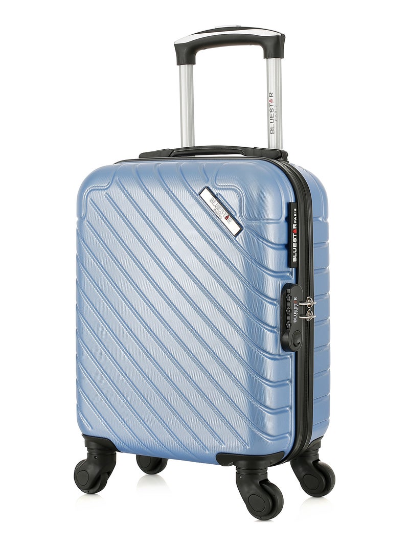 BLUESTAR - Valise Cabine XXS CITE 46 cm 4 Roues Bleu - Kiabi