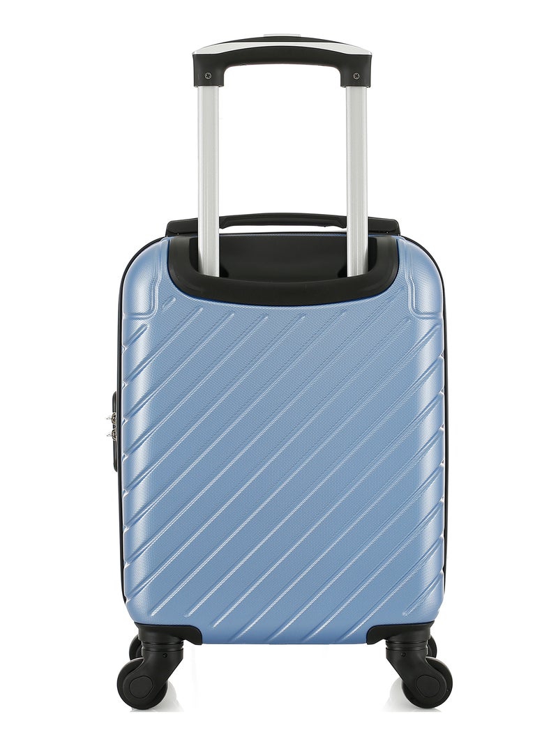 BLUESTAR - Valise Cabine XXS CITE 46 cm 4 Roues Bleu - Kiabi