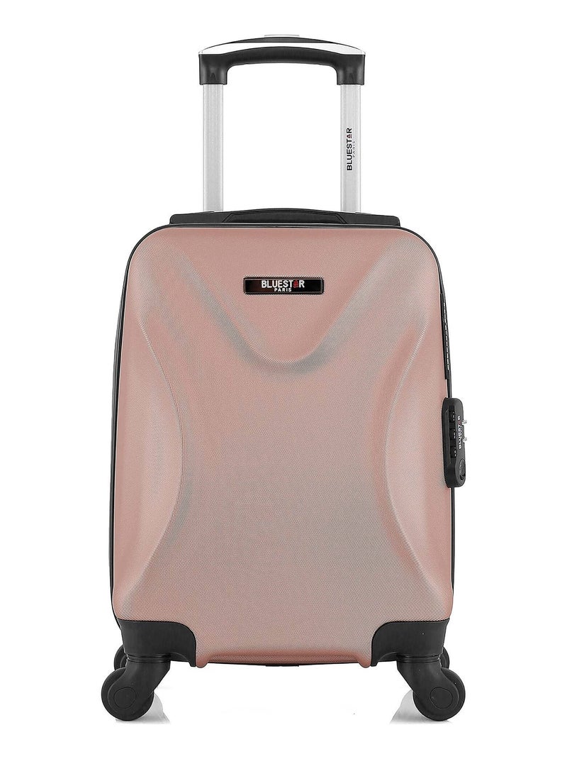 BLUESTAR - Valise Cabine XXS GARIBALDI 46 cm 4 Roues Rose clair - Kiabi