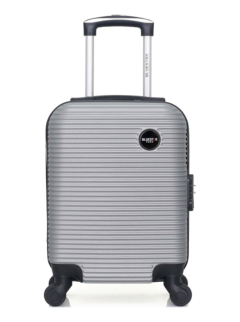 BLUESTAR - Valise Cabine XXS LONDON 46 cm 4 Roues Gris - Kiabi
