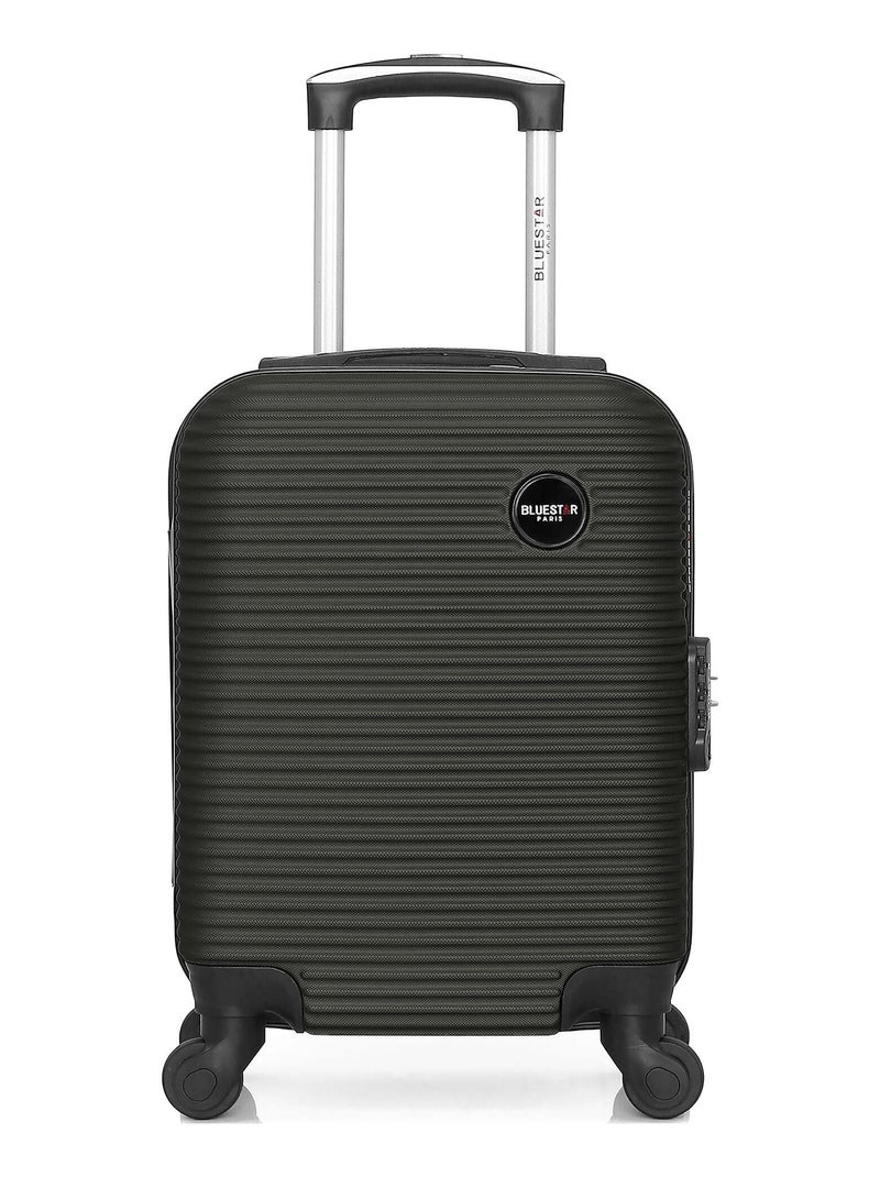 BLUESTAR - Valise Cabine XXS LONDON 46 cm 4 Roues Gris foncé - Kiabi