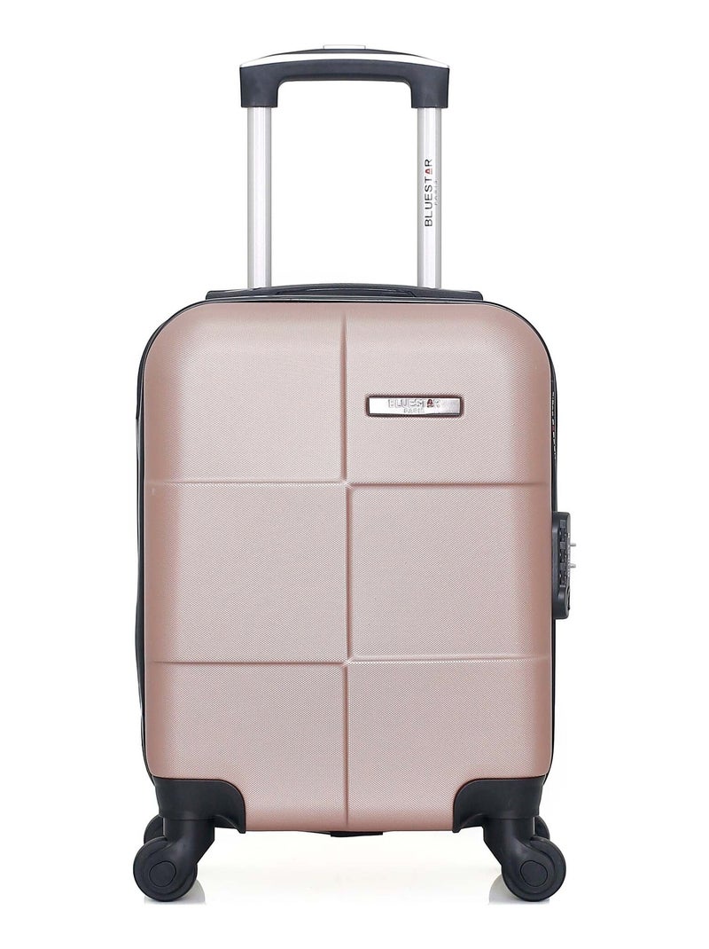 BLUESTAR - Valise Cabine XXS MIAMI 46 cm 4 Roues Rose clair - Kiabi