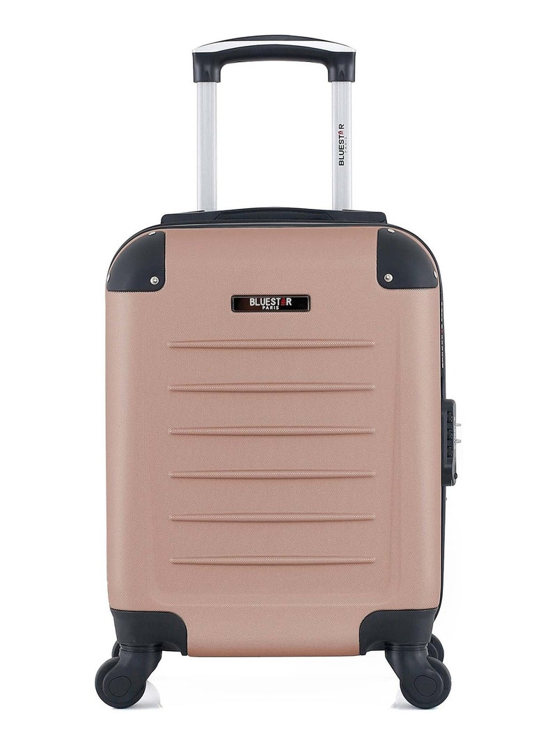 BLUESTAR - Valise Cabine XXS OPERA 46 cm 4 Roues Rose clair - Kiabi